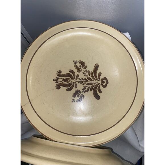 Set Of 2 Vintage 1980s Pfaltzgraff Village 10.5” Dinner Plates USA - Picture 3 of 7